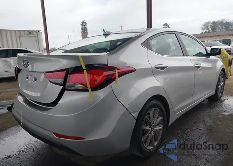 2015 Hyundai Elantra Se z USA, uszkodzony, nr VIN 5NPDH4AE2FH621862
